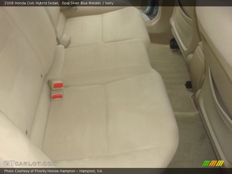 Opal Silver Blue Metallic / Ivory 2008 Honda Civic Hybrid Sedan