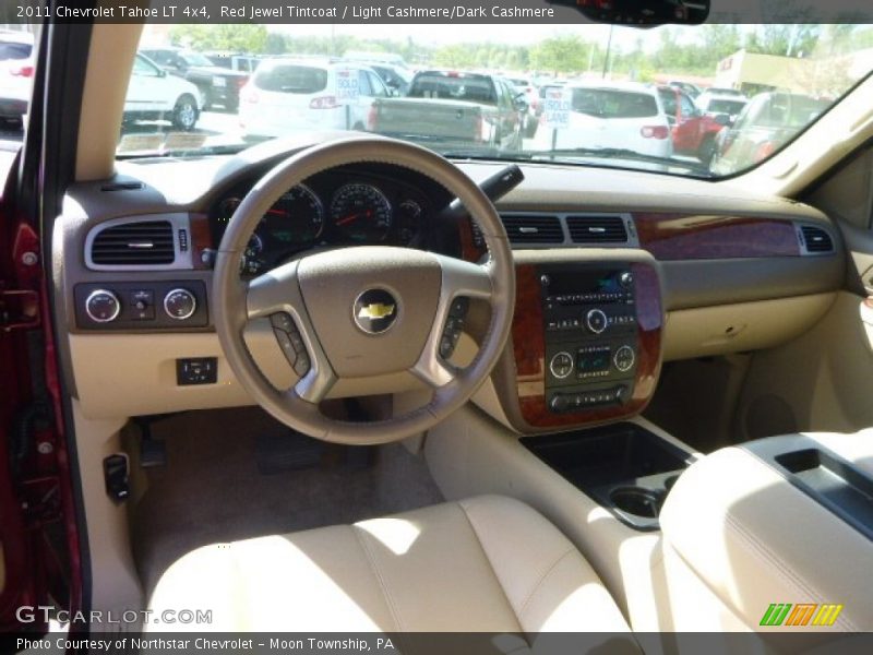 Red Jewel Tintcoat / Light Cashmere/Dark Cashmere 2011 Chevrolet Tahoe LT 4x4