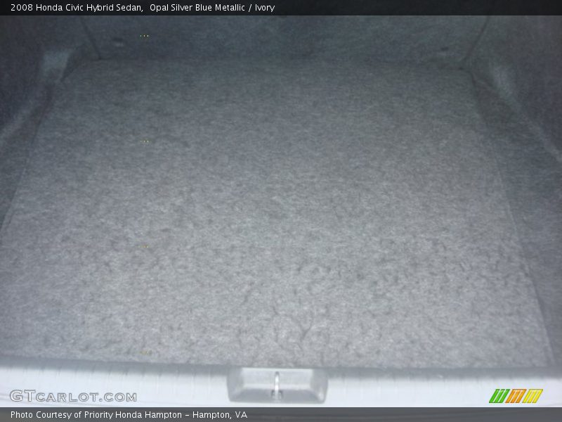 Opal Silver Blue Metallic / Ivory 2008 Honda Civic Hybrid Sedan