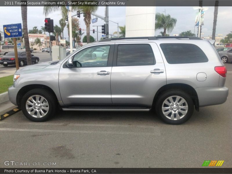  2011 Sequoia Platinum 4WD Silver Sky Metallic