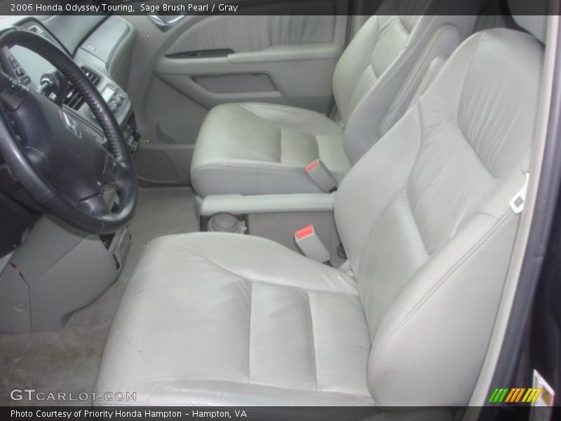 Sage Brush Pearl / Gray 2006 Honda Odyssey Touring