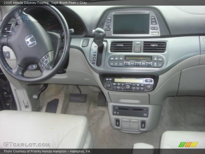Sage Brush Pearl / Gray 2006 Honda Odyssey Touring