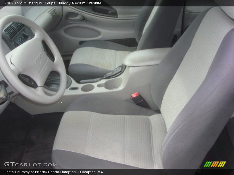  2002 Mustang V6 Coupe Medium Graphite Interior