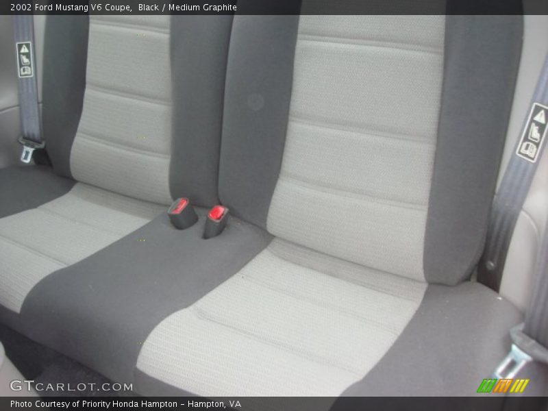 Black / Medium Graphite 2002 Ford Mustang V6 Coupe