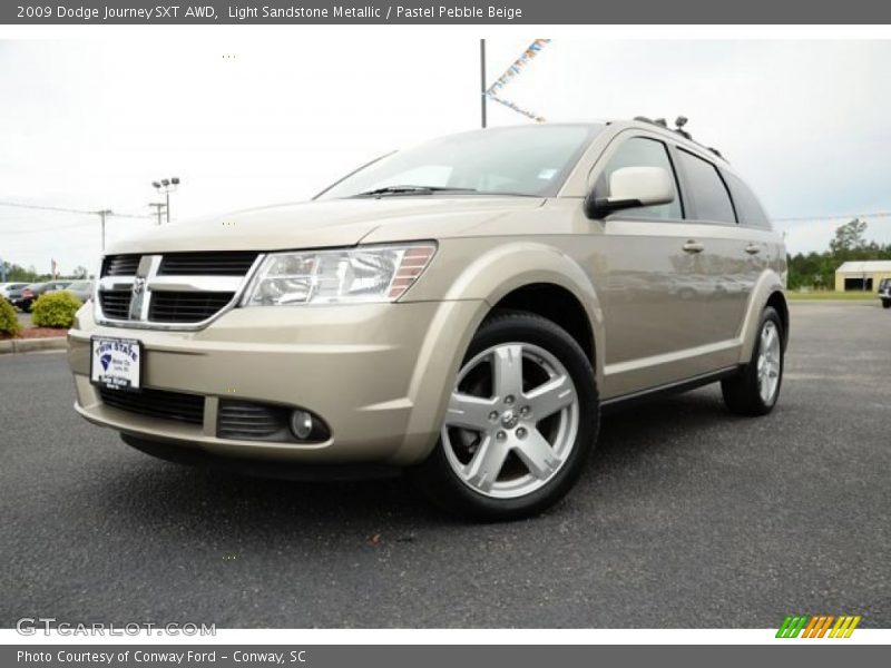 Light Sandstone Metallic / Pastel Pebble Beige 2009 Dodge Journey SXT AWD