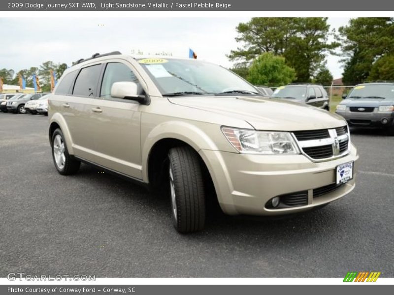Light Sandstone Metallic / Pastel Pebble Beige 2009 Dodge Journey SXT AWD