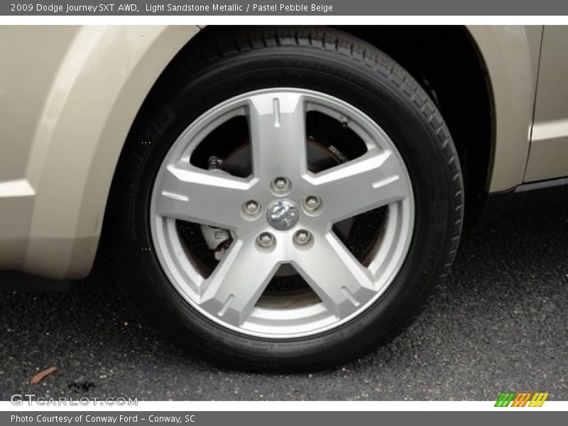 Light Sandstone Metallic / Pastel Pebble Beige 2009 Dodge Journey SXT AWD