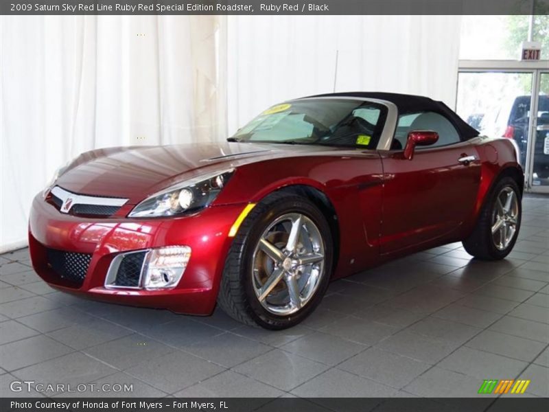Ruby Red / Black 2009 Saturn Sky Red Line Ruby Red Special Edition Roadster