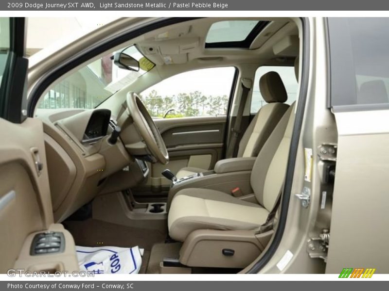 Light Sandstone Metallic / Pastel Pebble Beige 2009 Dodge Journey SXT AWD