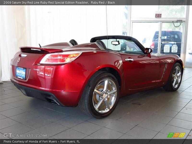 Ruby Red / Black 2009 Saturn Sky Red Line Ruby Red Special Edition Roadster