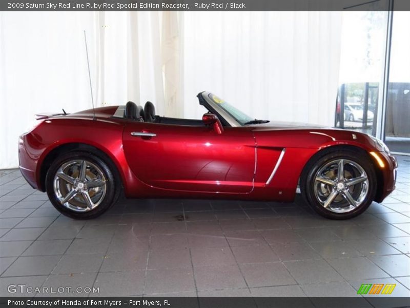 Ruby Red / Black 2009 Saturn Sky Red Line Ruby Red Special Edition Roadster