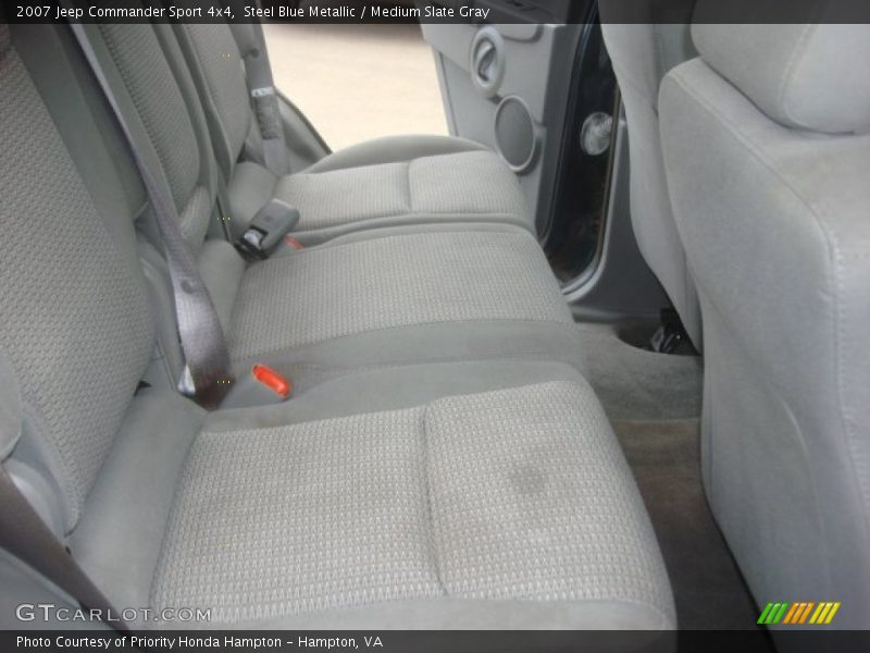 Steel Blue Metallic / Medium Slate Gray 2007 Jeep Commander Sport 4x4