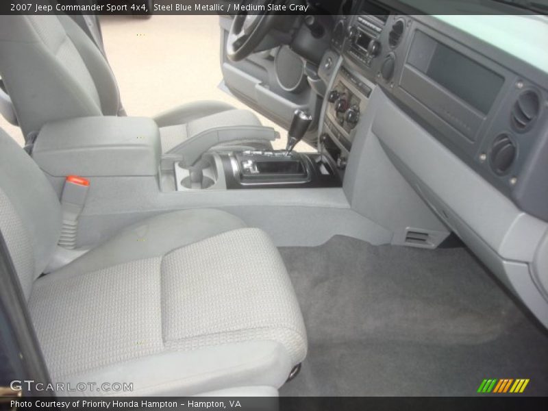 Steel Blue Metallic / Medium Slate Gray 2007 Jeep Commander Sport 4x4