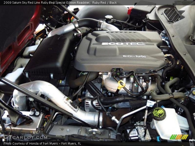 Ruby Red / Black 2009 Saturn Sky Red Line Ruby Red Special Edition Roadster
