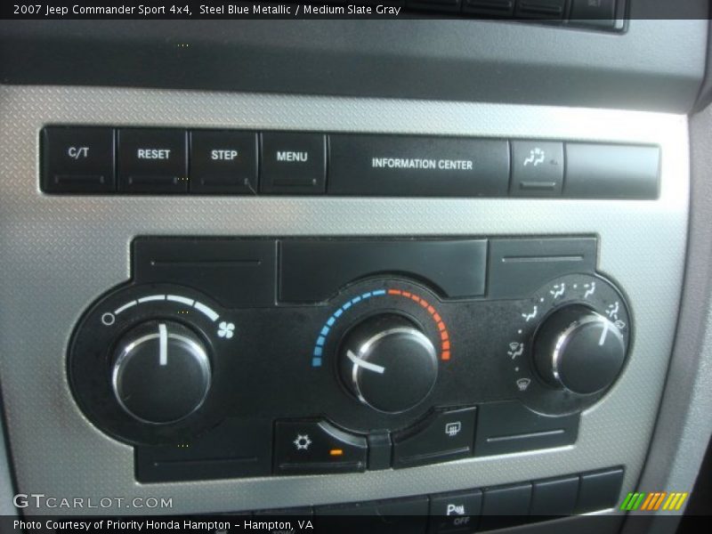 Steel Blue Metallic / Medium Slate Gray 2007 Jeep Commander Sport 4x4