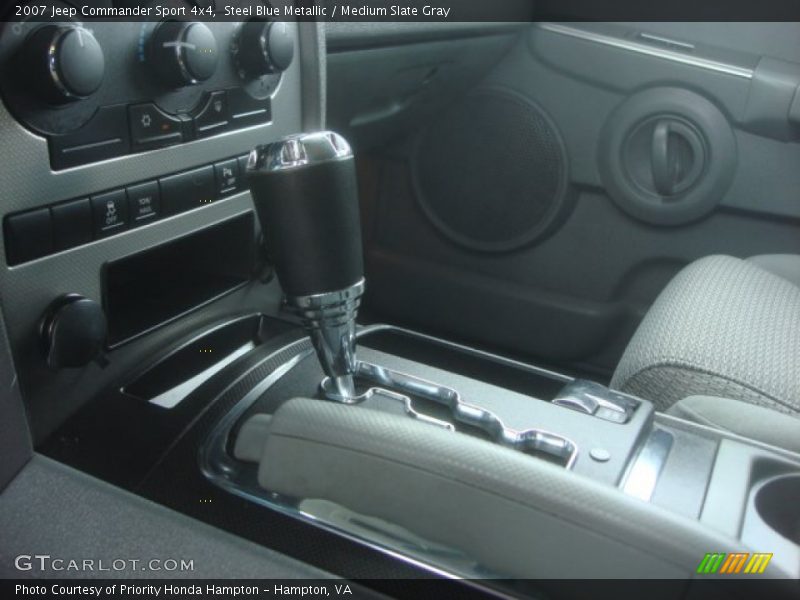 Steel Blue Metallic / Medium Slate Gray 2007 Jeep Commander Sport 4x4