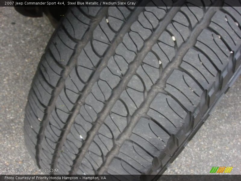 Steel Blue Metallic / Medium Slate Gray 2007 Jeep Commander Sport 4x4