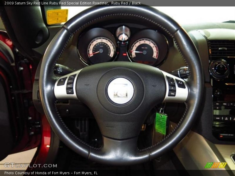 Ruby Red / Black 2009 Saturn Sky Red Line Ruby Red Special Edition Roadster