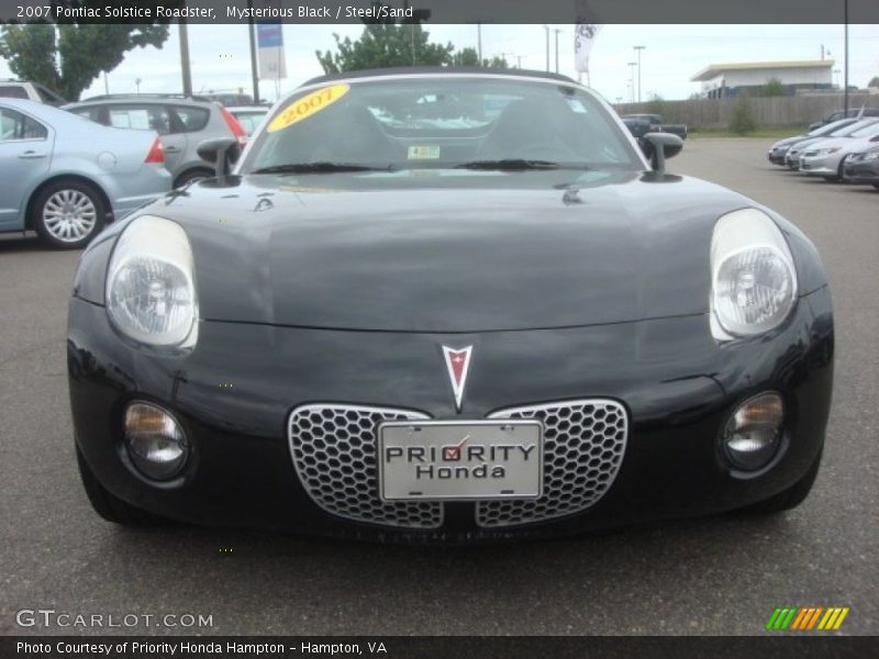 Mysterious Black / Steel/Sand 2007 Pontiac Solstice Roadster