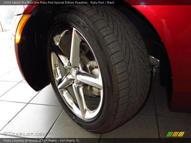 Ruby Red / Black 2009 Saturn Sky Red Line Ruby Red Special Edition Roadster