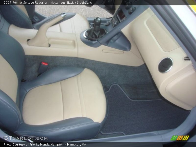 Mysterious Black / Steel/Sand 2007 Pontiac Solstice Roadster