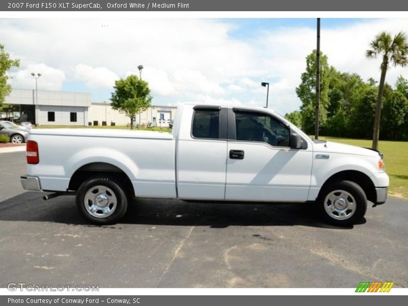 Oxford White / Medium Flint 2007 Ford F150 XLT SuperCab