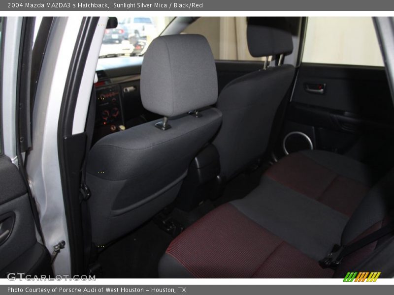Sunlight Silver Mica / Black/Red 2004 Mazda MAZDA3 s Hatchback