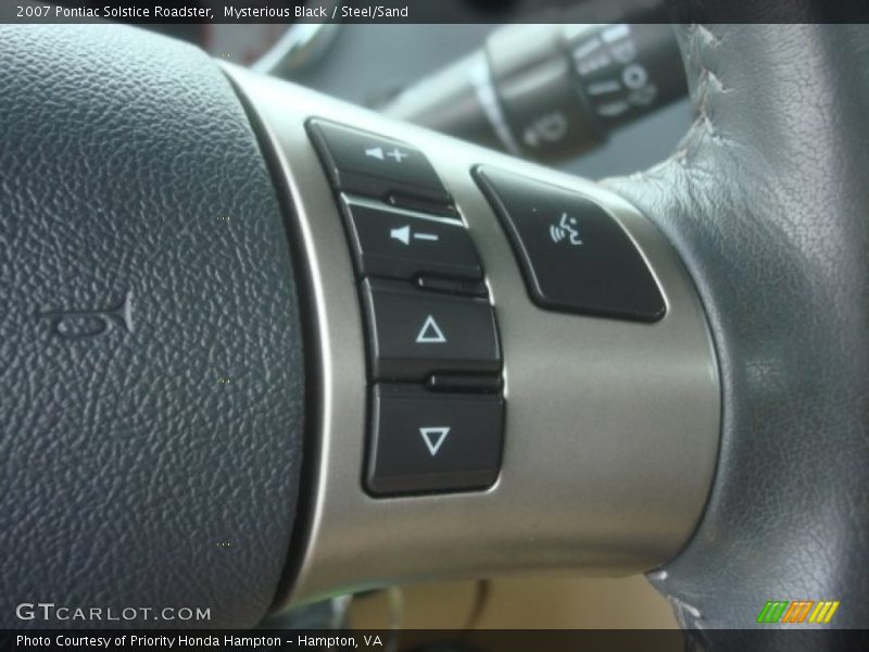 Mysterious Black / Steel/Sand 2007 Pontiac Solstice Roadster