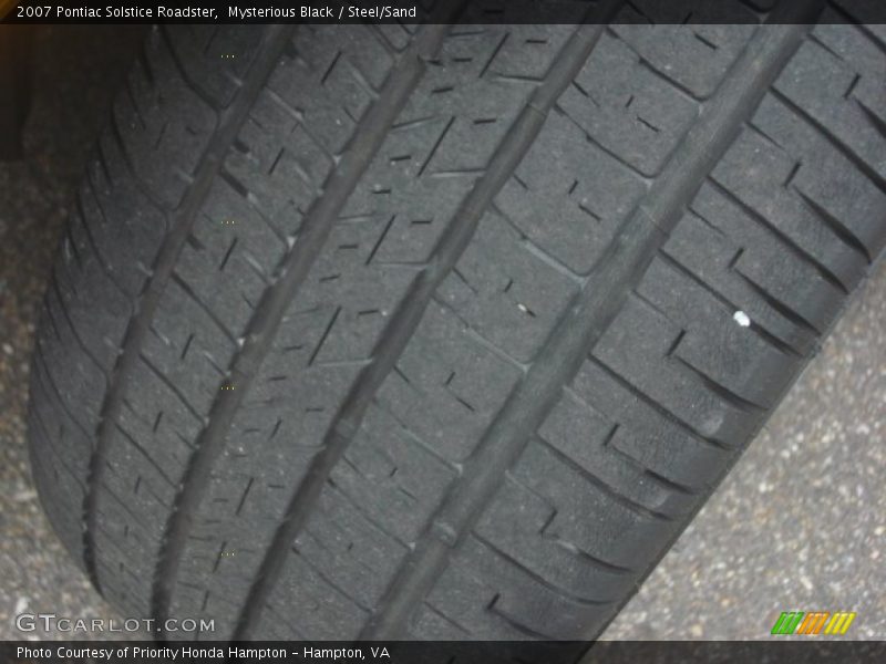 Mysterious Black / Steel/Sand 2007 Pontiac Solstice Roadster