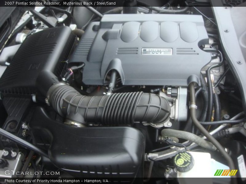 Mysterious Black / Steel/Sand 2007 Pontiac Solstice Roadster