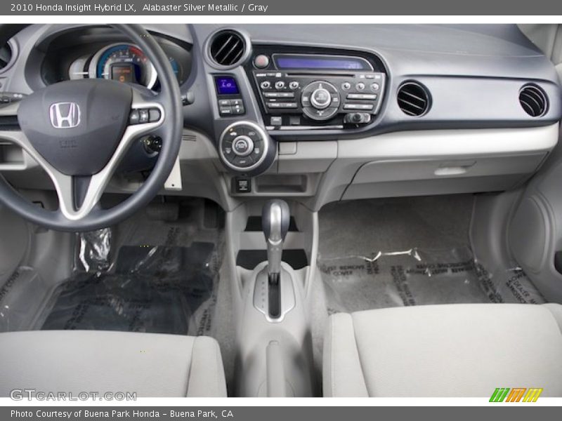 Alabaster Silver Metallic / Gray 2010 Honda Insight Hybrid LX