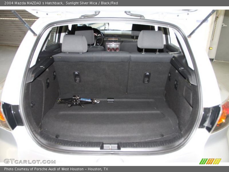 Sunlight Silver Mica / Black/Red 2004 Mazda MAZDA3 s Hatchback