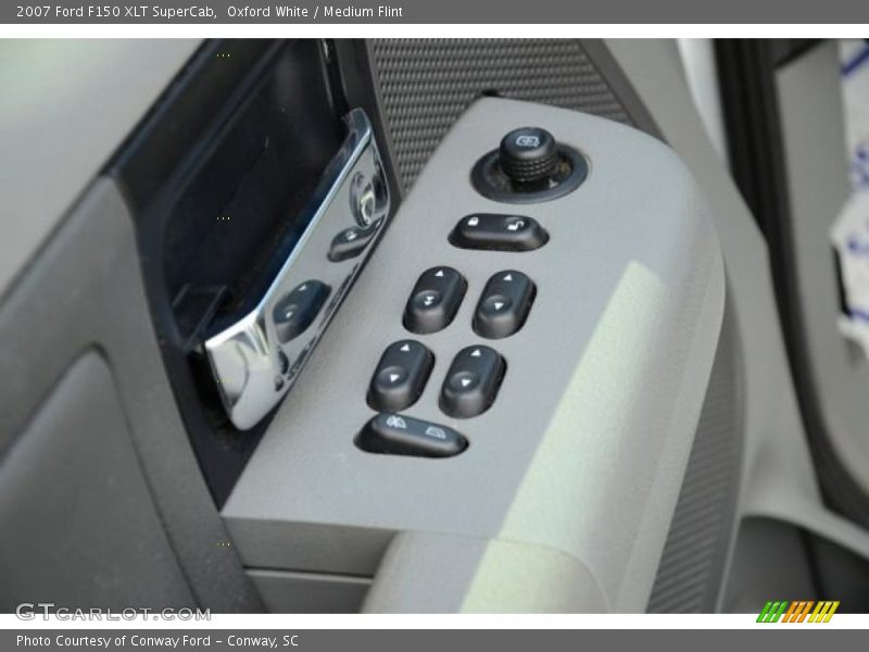 Oxford White / Medium Flint 2007 Ford F150 XLT SuperCab