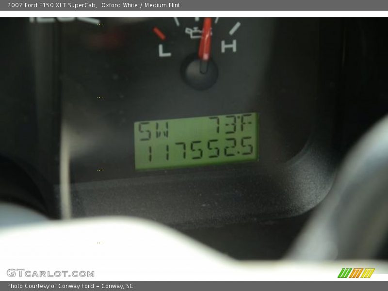 Oxford White / Medium Flint 2007 Ford F150 XLT SuperCab