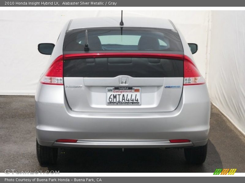 Alabaster Silver Metallic / Gray 2010 Honda Insight Hybrid LX