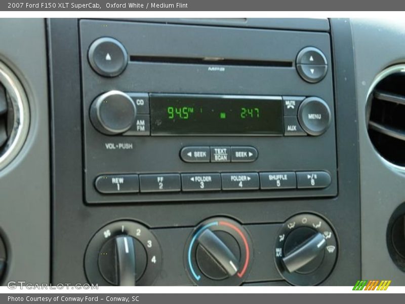 Oxford White / Medium Flint 2007 Ford F150 XLT SuperCab