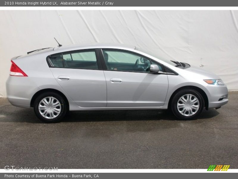 Alabaster Silver Metallic / Gray 2010 Honda Insight Hybrid LX