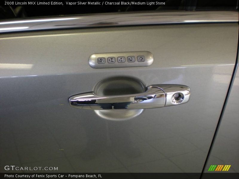 Vapor Silver Metallic / Charcoal Black/Medium Light Stone 2008 Lincoln MKX Limited Edition