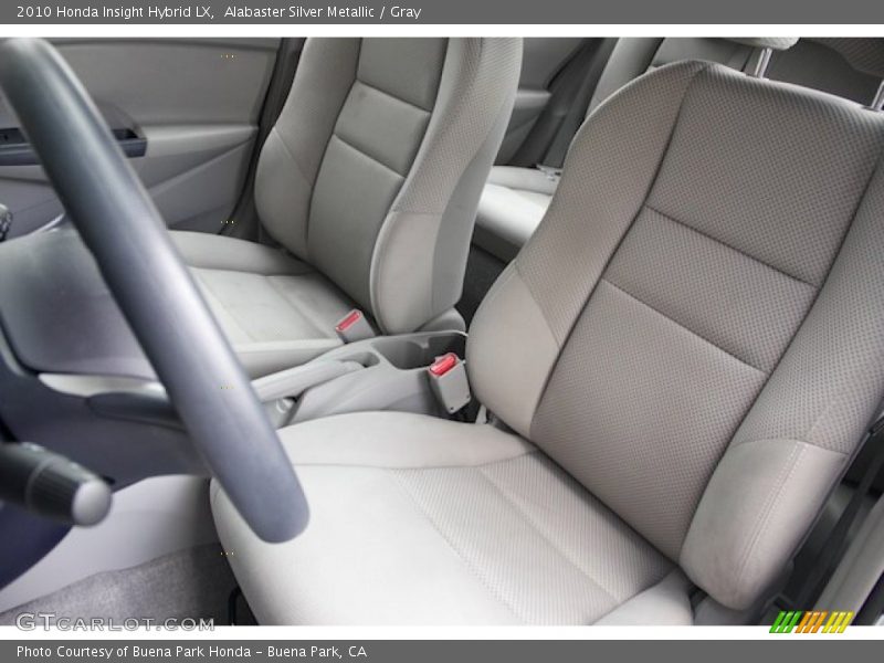 Alabaster Silver Metallic / Gray 2010 Honda Insight Hybrid LX