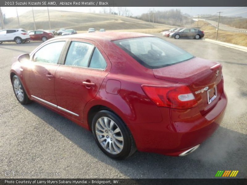 Ablaze Red Metallic / Black 2013 Suzuki Kizashi SE AWD