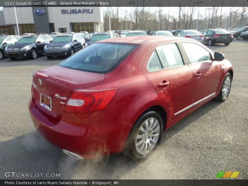 Ablaze Red Metallic / Black 2013 Suzuki Kizashi SE AWD