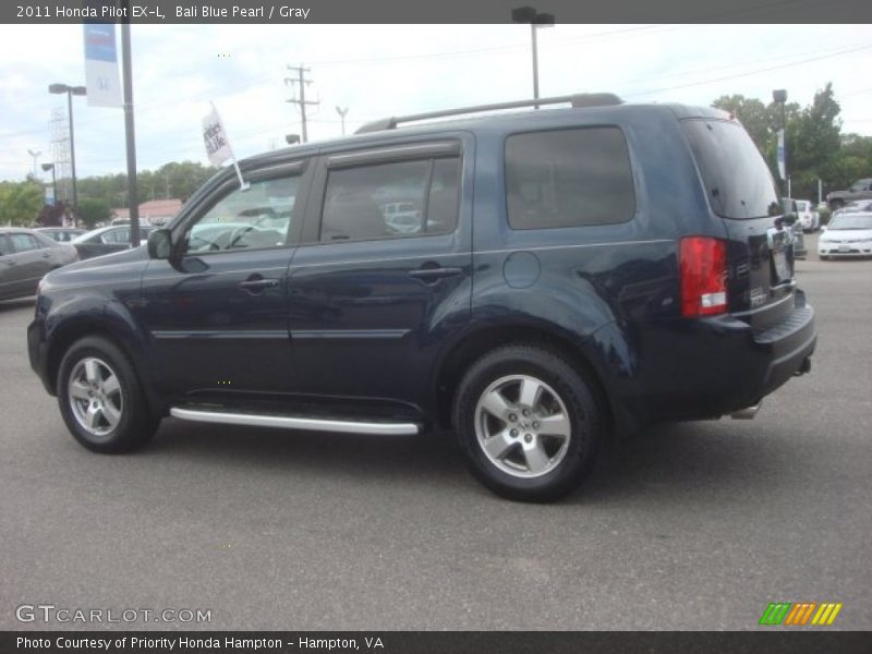 Bali Blue Pearl / Gray 2011 Honda Pilot EX-L