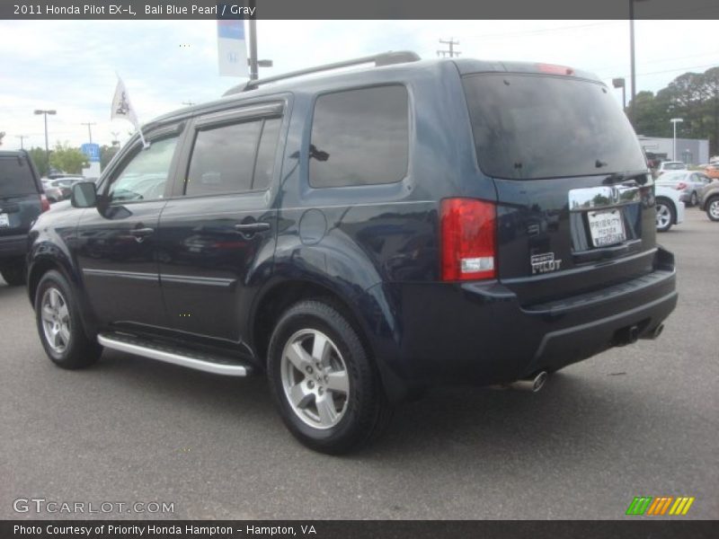 Bali Blue Pearl / Gray 2011 Honda Pilot EX-L