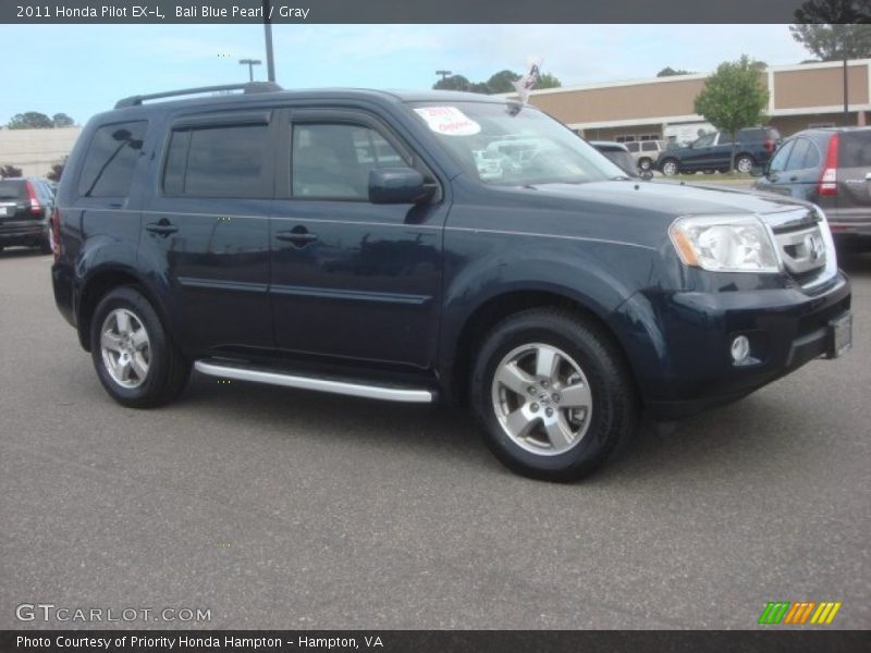 Bali Blue Pearl / Gray 2011 Honda Pilot EX-L