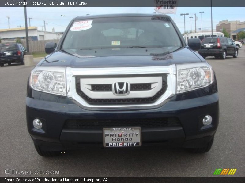 Bali Blue Pearl / Gray 2011 Honda Pilot EX-L