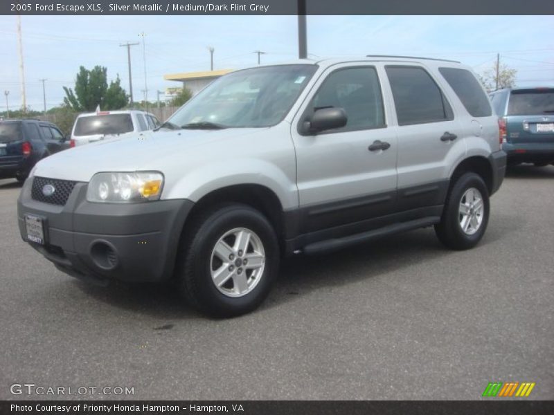 Silver Metallic / Medium/Dark Flint Grey 2005 Ford Escape XLS