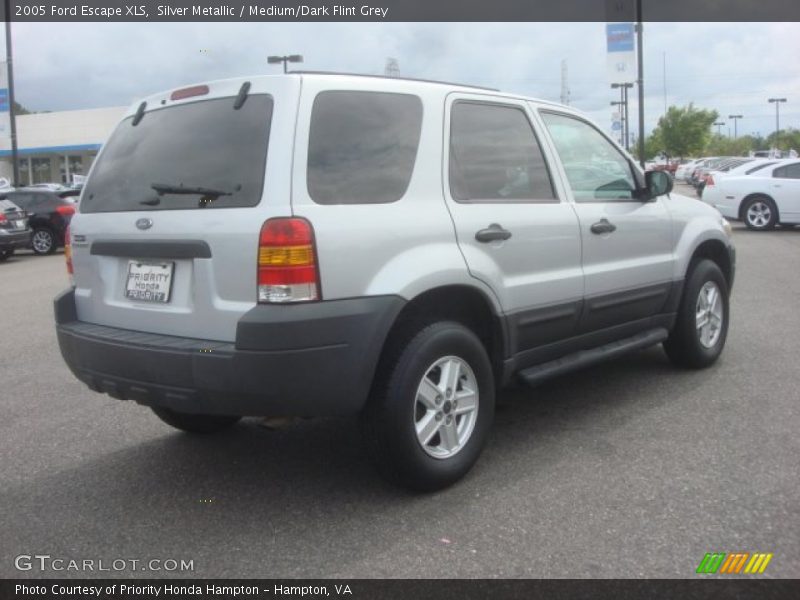 Silver Metallic / Medium/Dark Flint Grey 2005 Ford Escape XLS