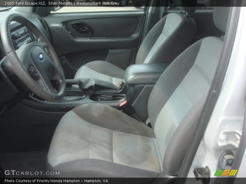 Silver Metallic / Medium/Dark Flint Grey 2005 Ford Escape XLS
