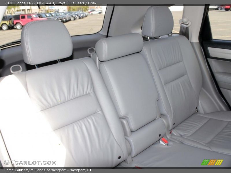 Royal Blue Pearl / Gray 2010 Honda CR-V EX-L AWD
