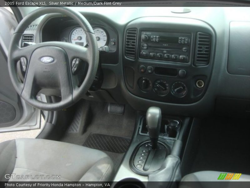 Silver Metallic / Medium/Dark Flint Grey 2005 Ford Escape XLS